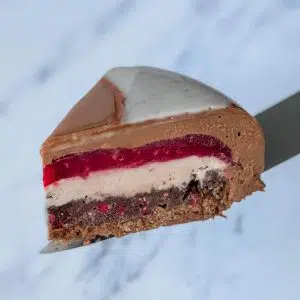 עוגת מוס שוקולד - פטל